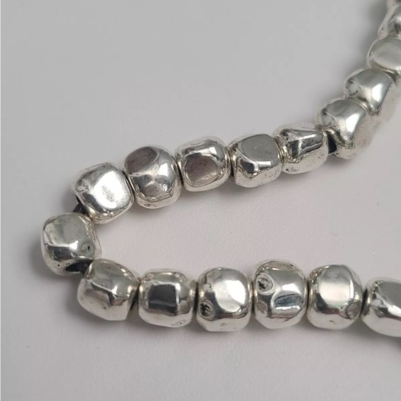 NAILED HEART • Bohemian Necklace • Silver plated • 16 inches - Picture 6 of 10